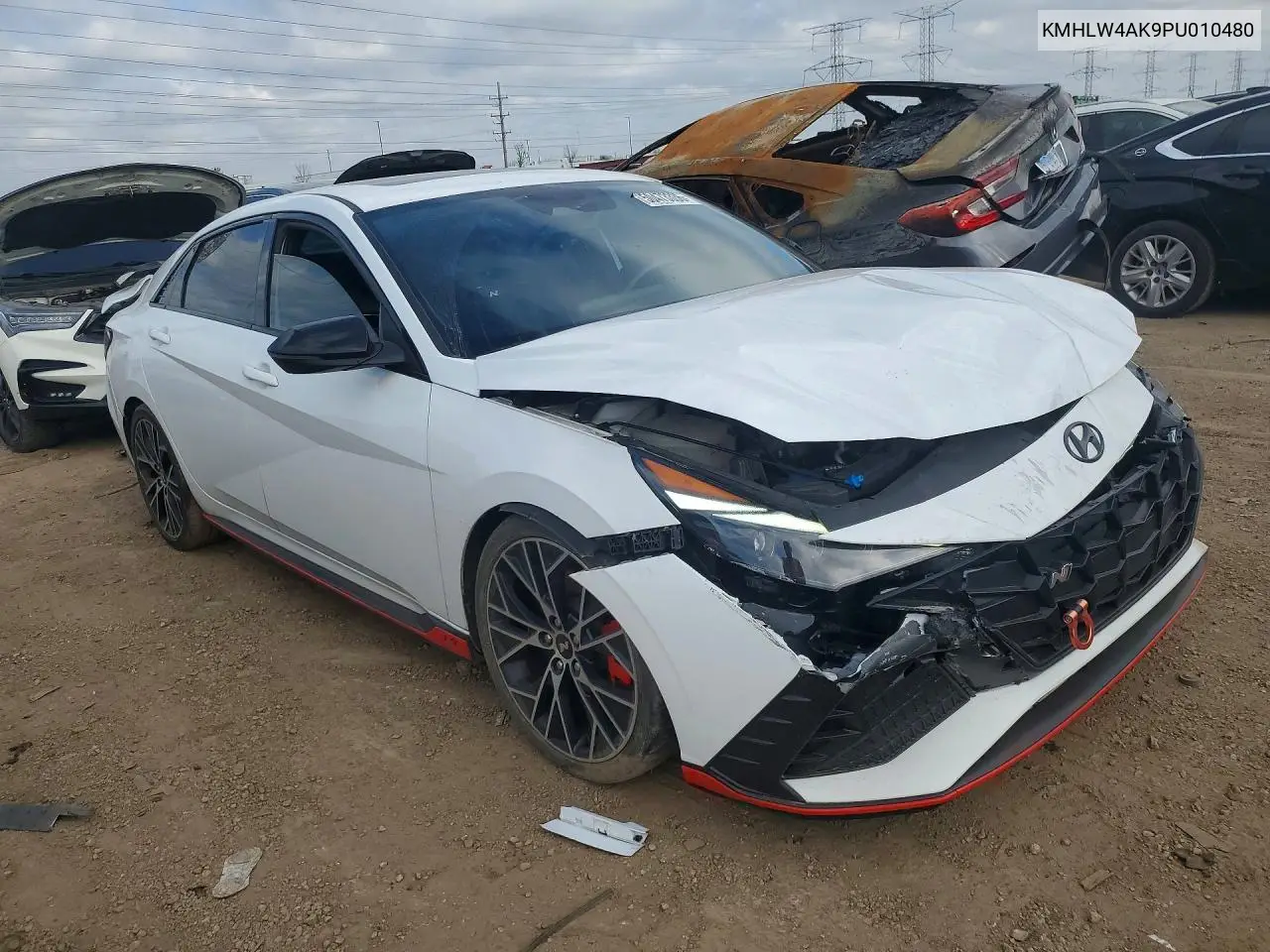 2023 Hyundai Elantra N Base VIN: KMHLW4AK9PU010480 Lot: 50473336