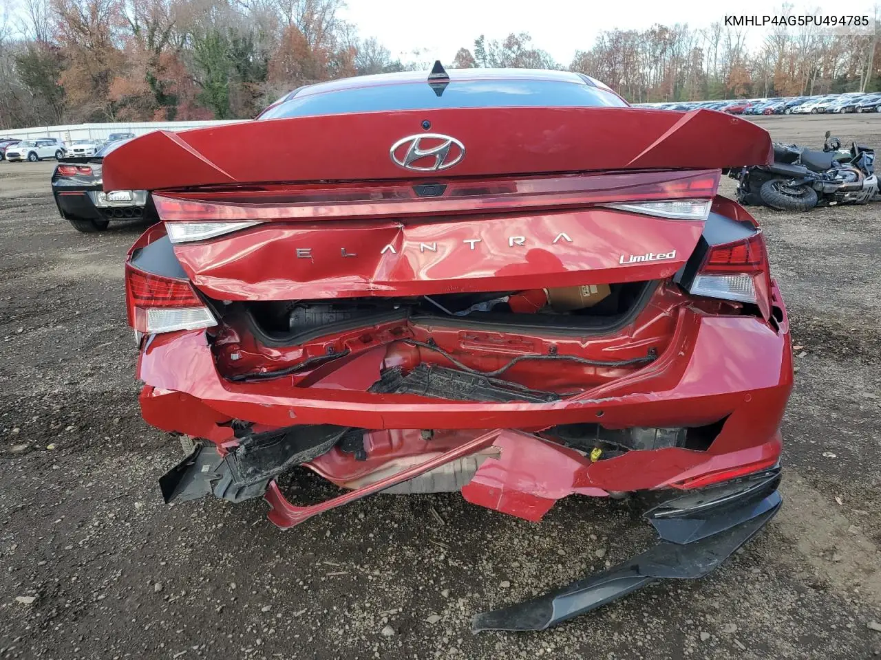 KMHLP4AG5PU494785 2023 Hyundai Elantra Limited