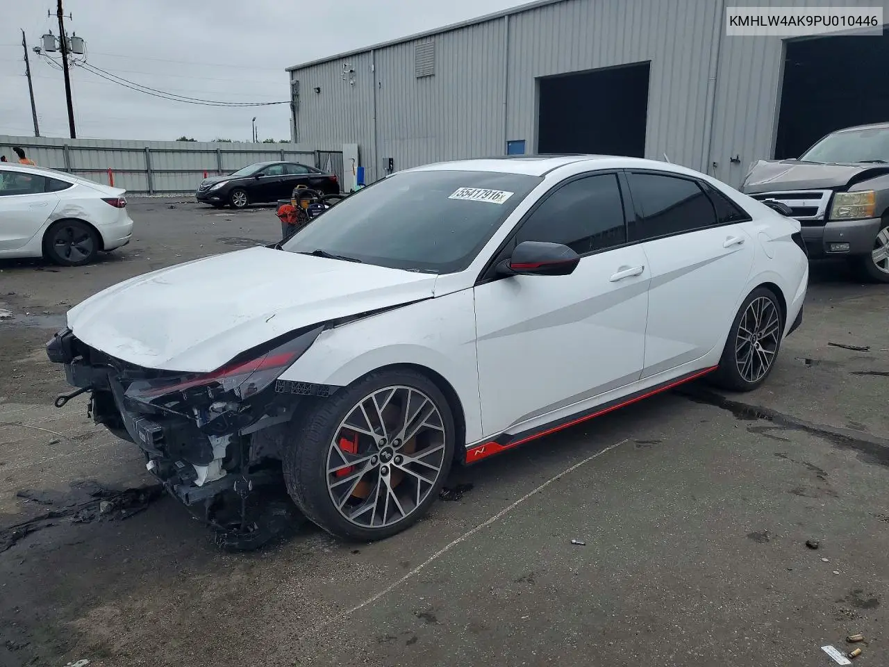 2023 Hyundai Elantra N Base VIN: KMHLW4AK9PU010446 Lot: 55417916