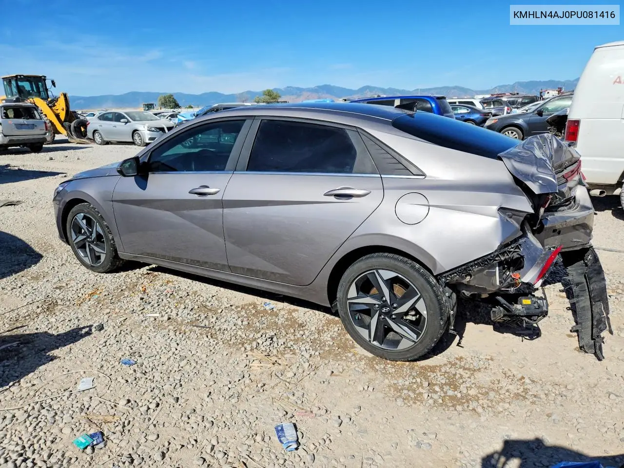 2023 Hyundai Elantra Limited VIN: KMHLN4AJ0PU081416 Lot: 56167896