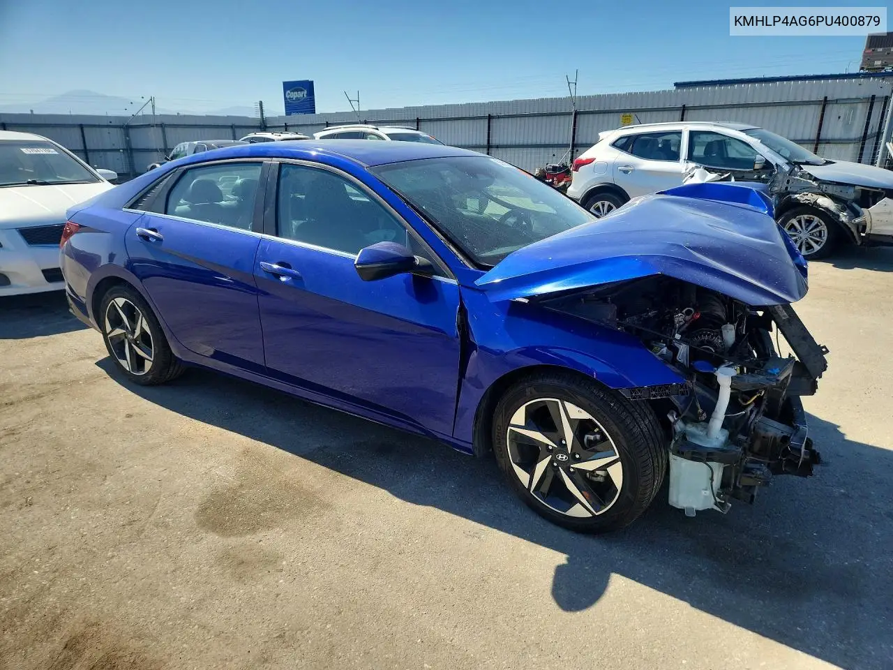 2023 Hyundai Elantra Limited VIN: KMHLP4AG6PU400879 Lot: 56956366