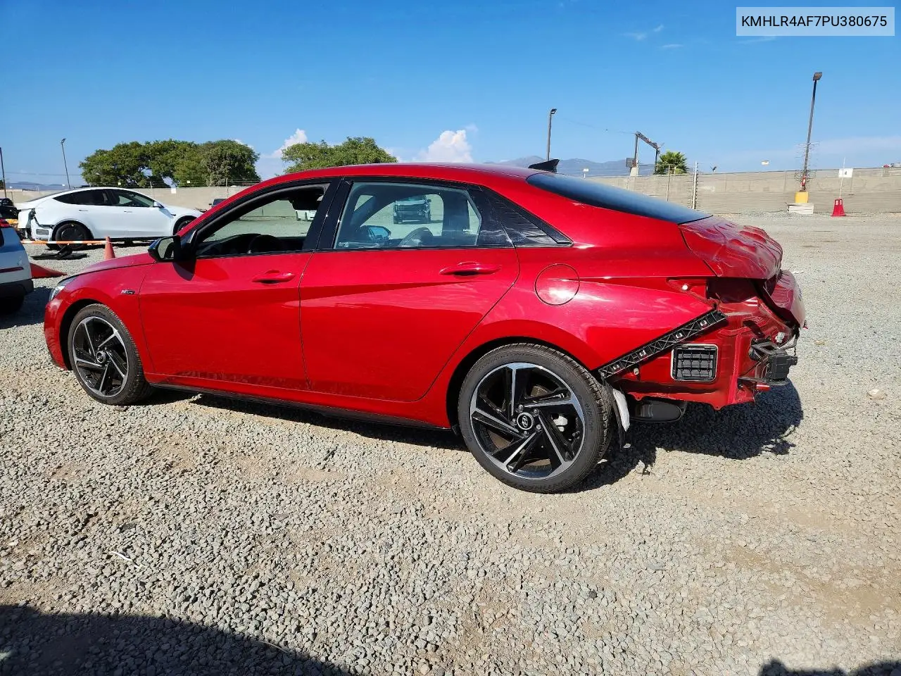 2023 Hyundai Elantra N Line VIN: KMHLR4AF7PU380675 Lot: 57367816