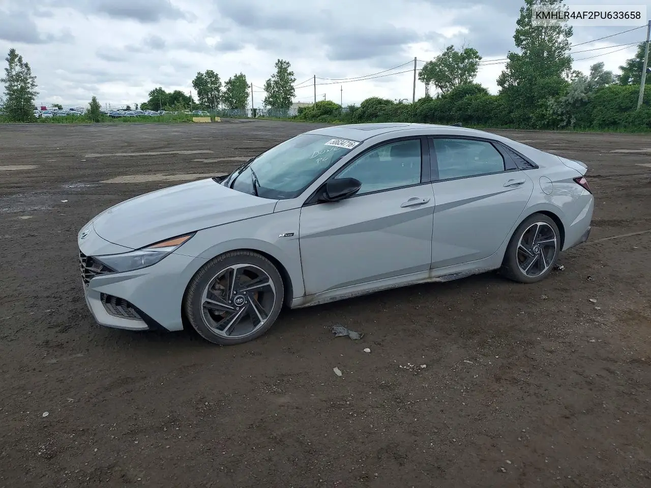 2023 Hyundai Elantra N Line VIN: KMHLR4AF2PU633658 Lot: 58634716