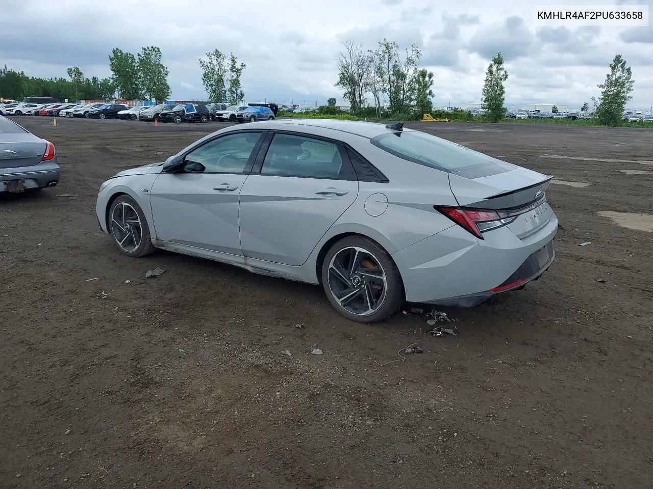 2023 Hyundai Elantra N Line VIN: KMHLR4AF2PU633658 Lot: 58634716