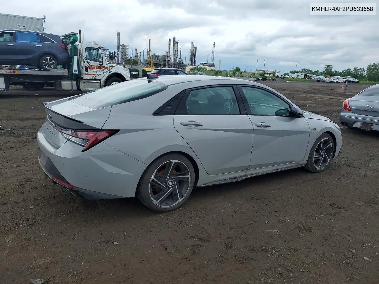 2023 Hyundai Elantra N Line VIN: KMHLR4AF2PU633658 Lot: 58634716