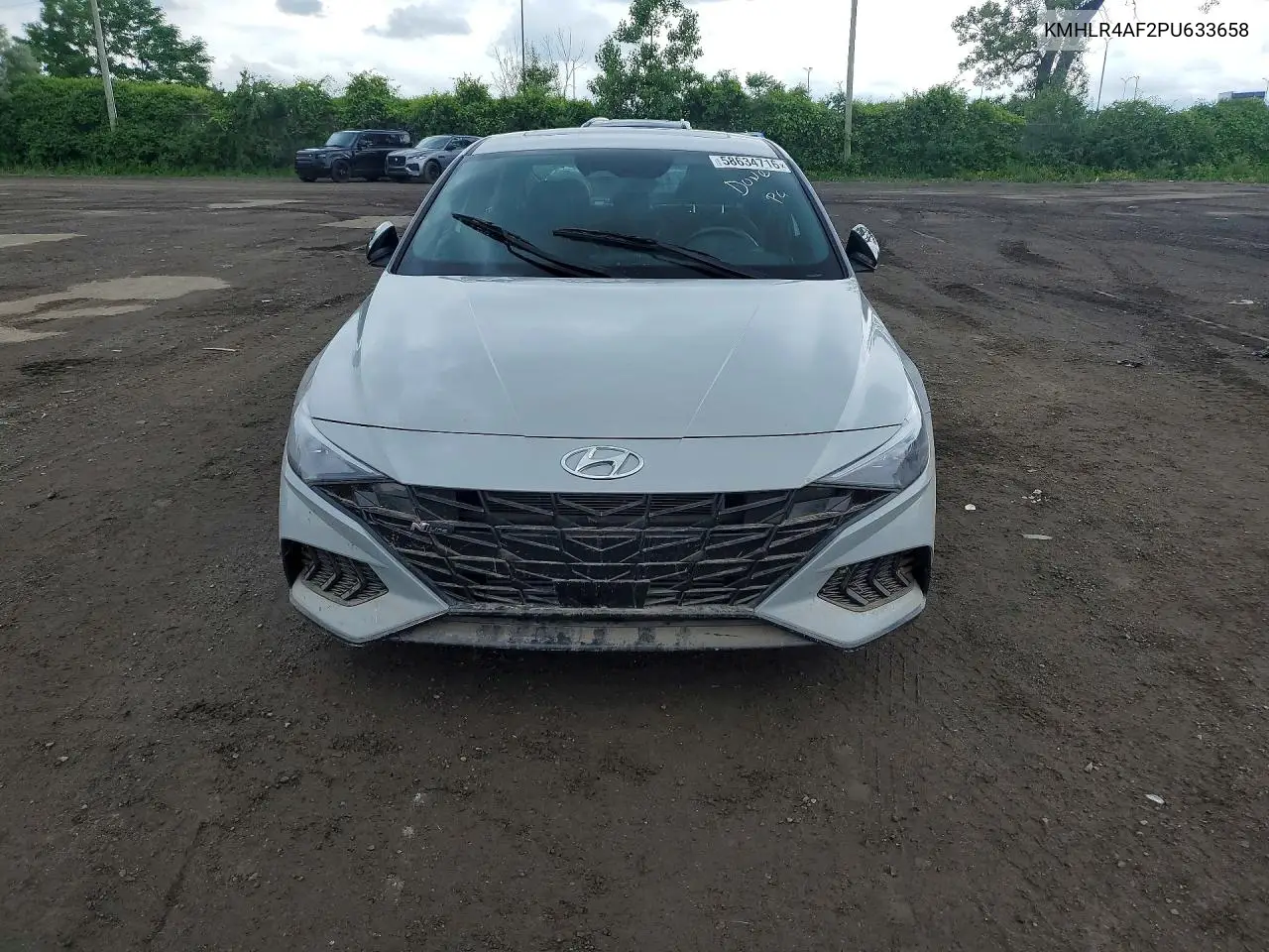 2023 Hyundai Elantra N Line VIN: KMHLR4AF2PU633658 Lot: 58634716