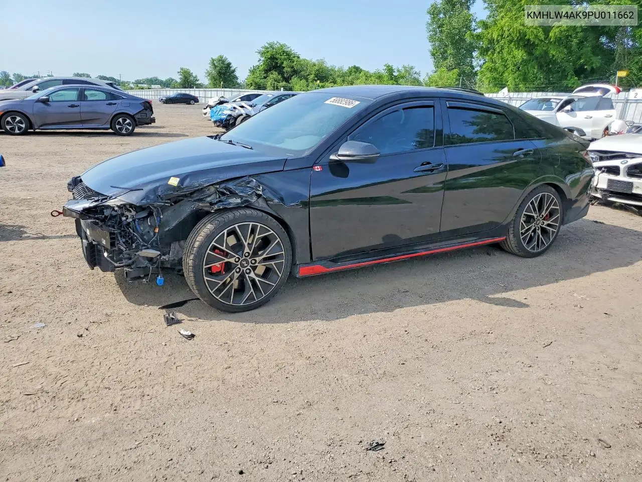 2023 Hyundai Elantra N Base VIN: KMHLW4AK9PU011662 Lot: 58882986
