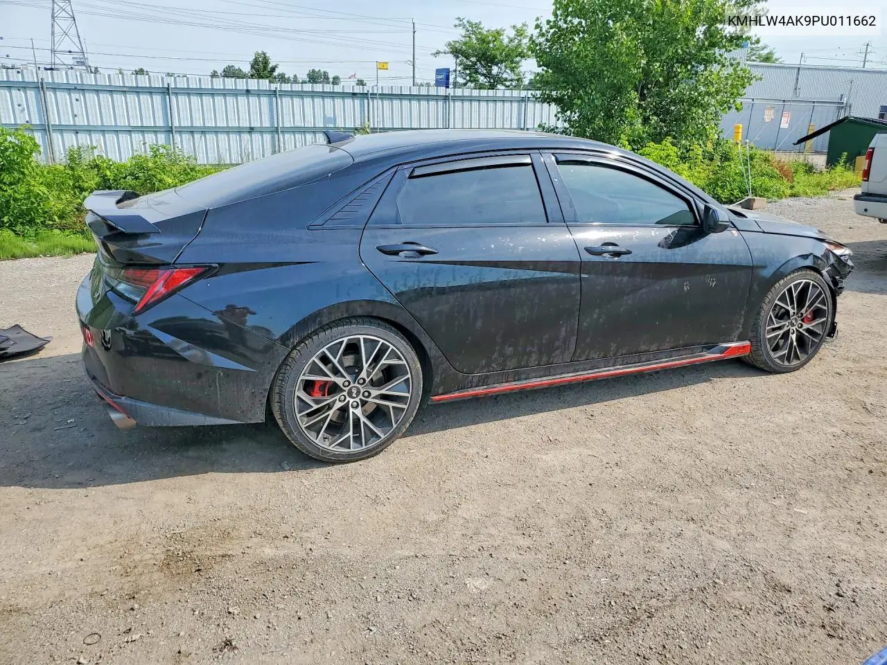2023 Hyundai Elantra N Base VIN: KMHLW4AK9PU011662 Lot: 58882986