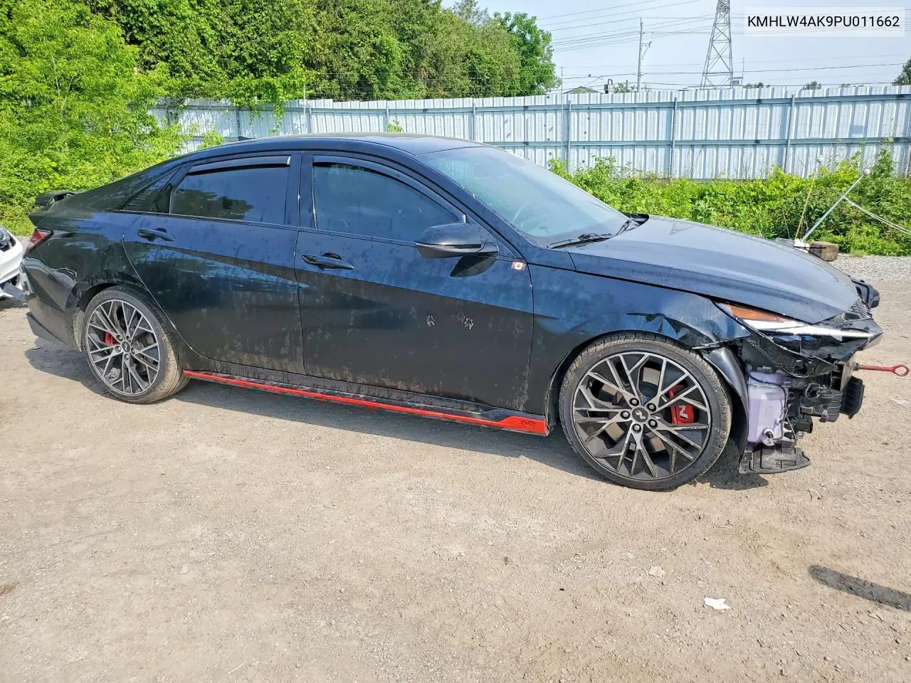 2023 Hyundai Elantra N Base VIN: KMHLW4AK9PU011662 Lot: 58882986