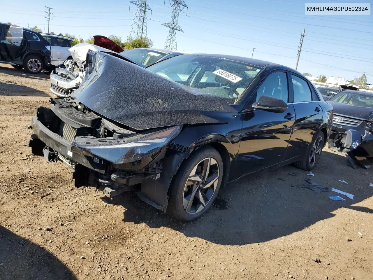 KMHLP4AG0PU502324 2023 Hyundai Elantra Limited