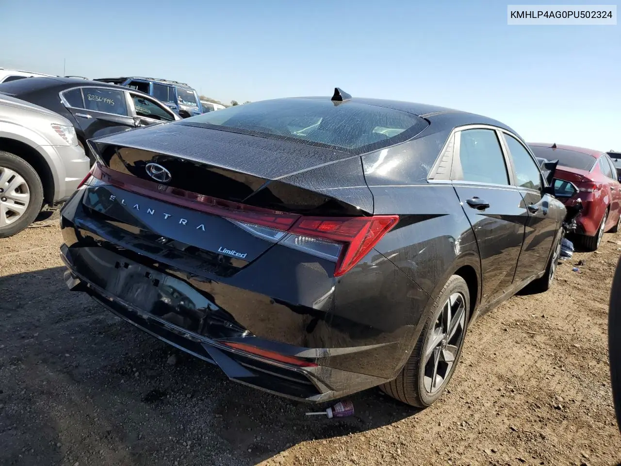 KMHLP4AG0PU502324 2023 Hyundai Elantra Limited