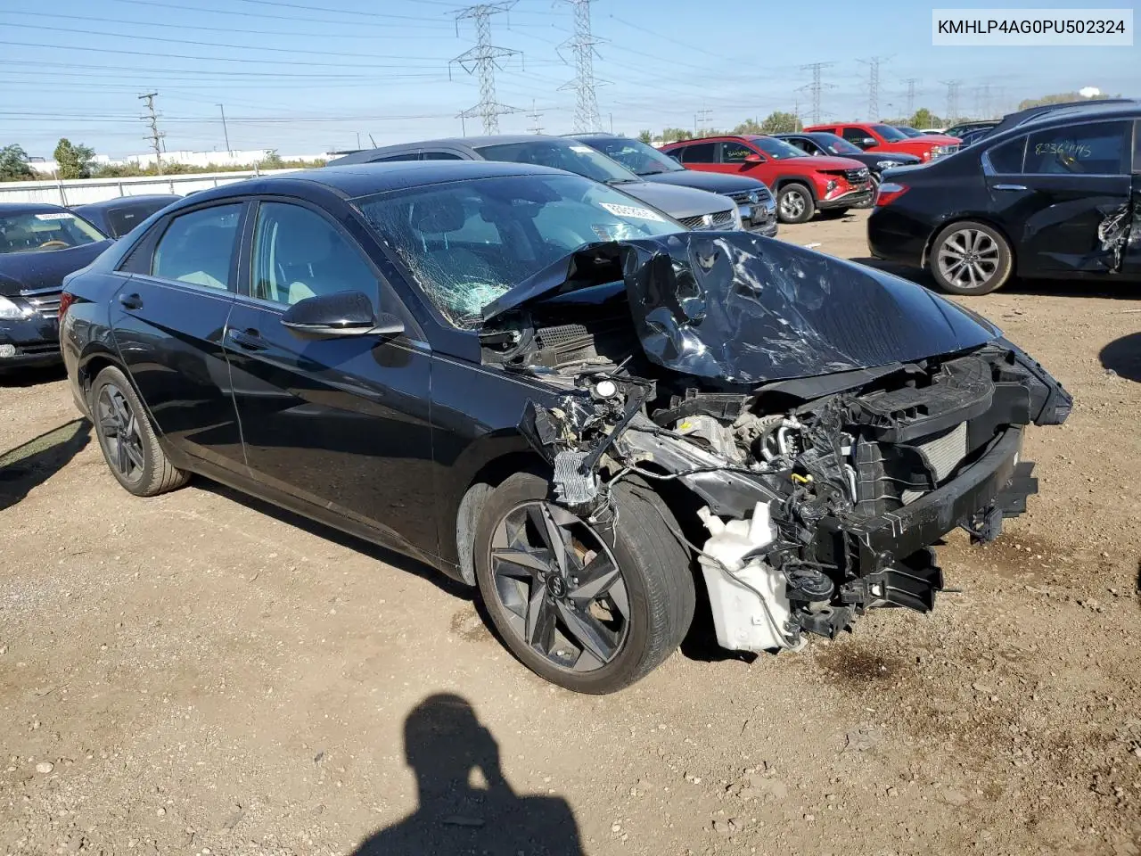 KMHLP4AG0PU502324 2023 Hyundai Elantra Limited