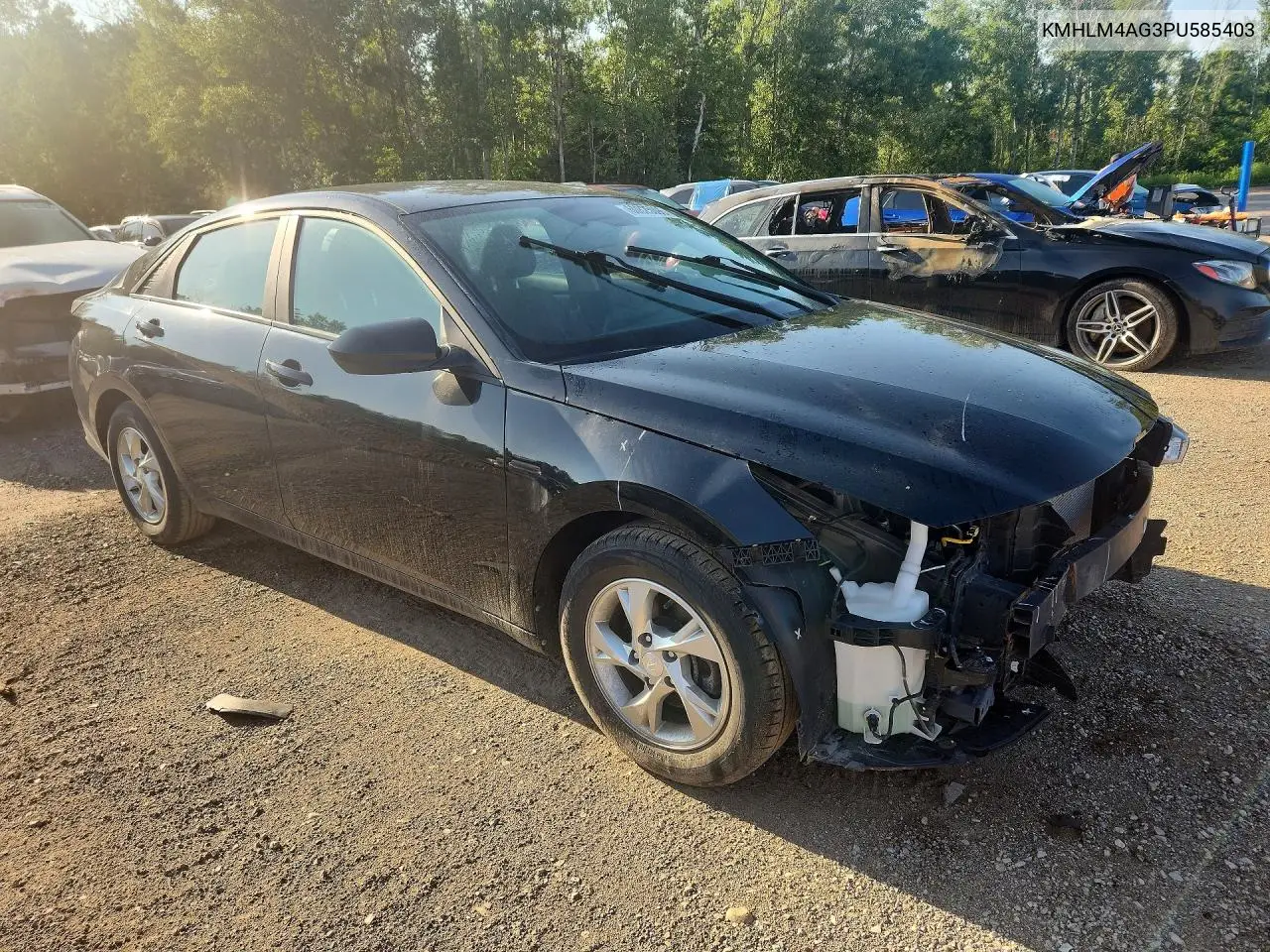 2023 Hyundai Elantra Sel VIN: KMHLM4AG3PU585403 Lot: 60825096