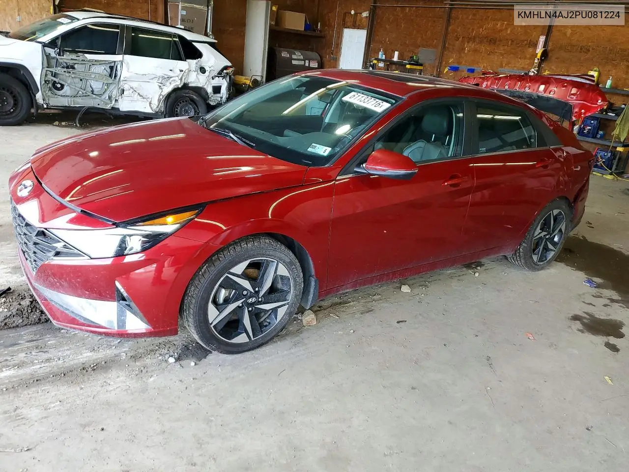 2023 Hyundai Elantra Limited VIN: KMHLN4AJ2PU081224 Lot: 61133716