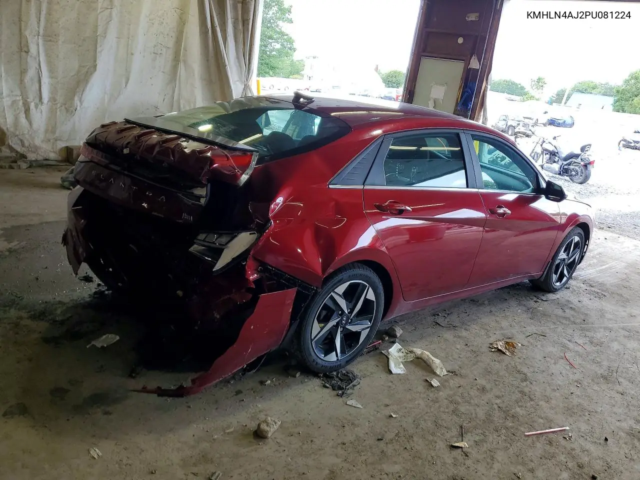 2023 Hyundai Elantra Limited VIN: KMHLN4AJ2PU081224 Lot: 61133716
