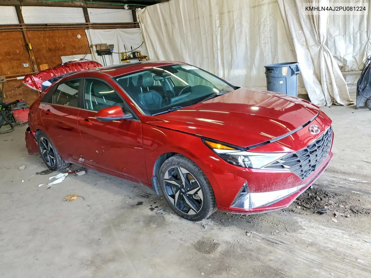 2023 Hyundai Elantra Limited VIN: KMHLN4AJ2PU081224 Lot: 61133716