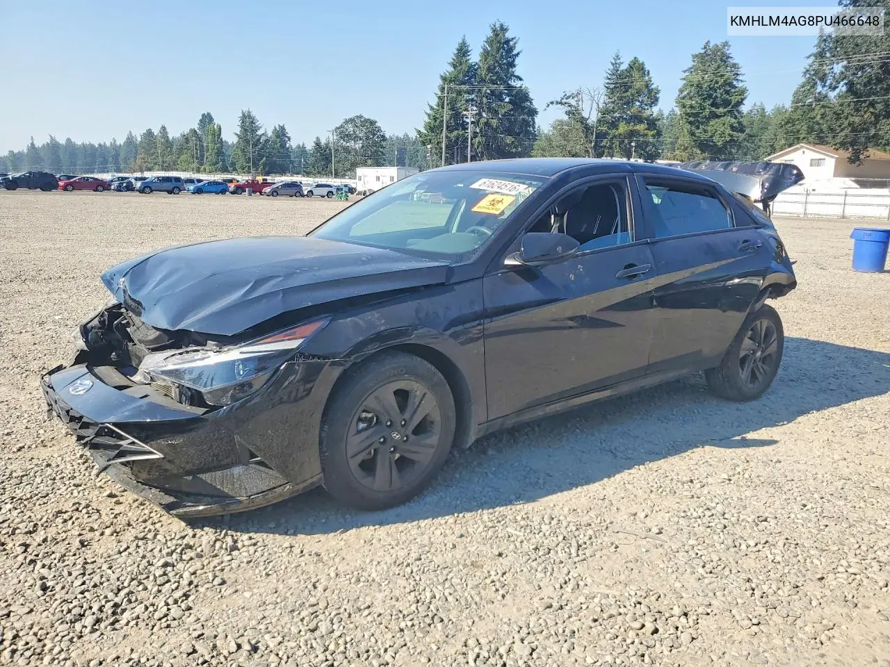 2023 Hyundai Elantra Sel VIN: KMHLM4AG8PU466648 Lot: 61624516