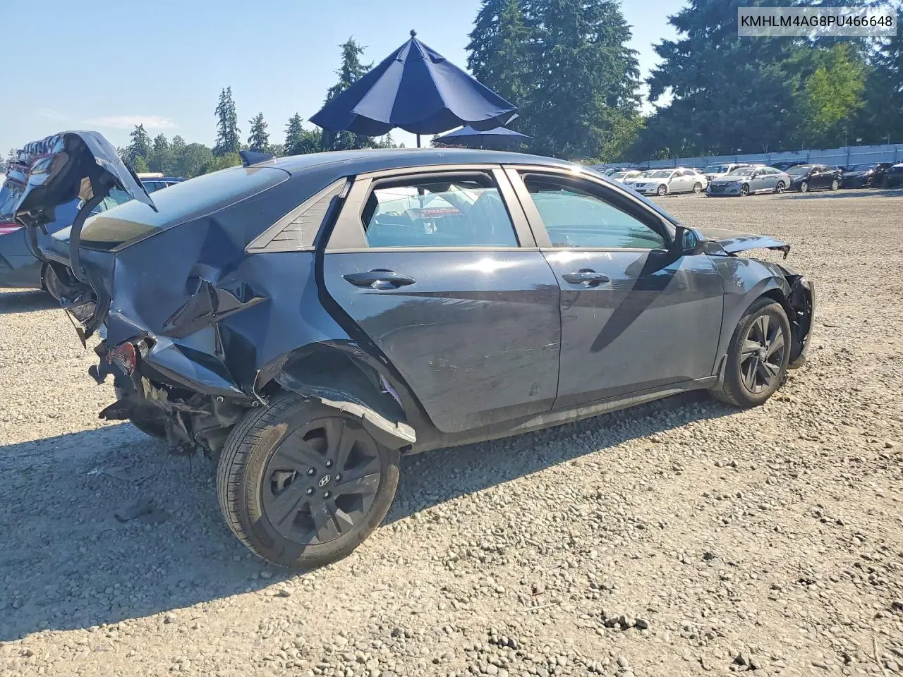 2023 Hyundai Elantra Sel VIN: KMHLM4AG8PU466648 Lot: 61624516