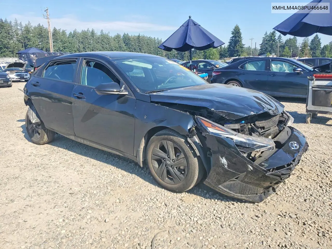 2023 Hyundai Elantra Sel VIN: KMHLM4AG8PU466648 Lot: 61624516