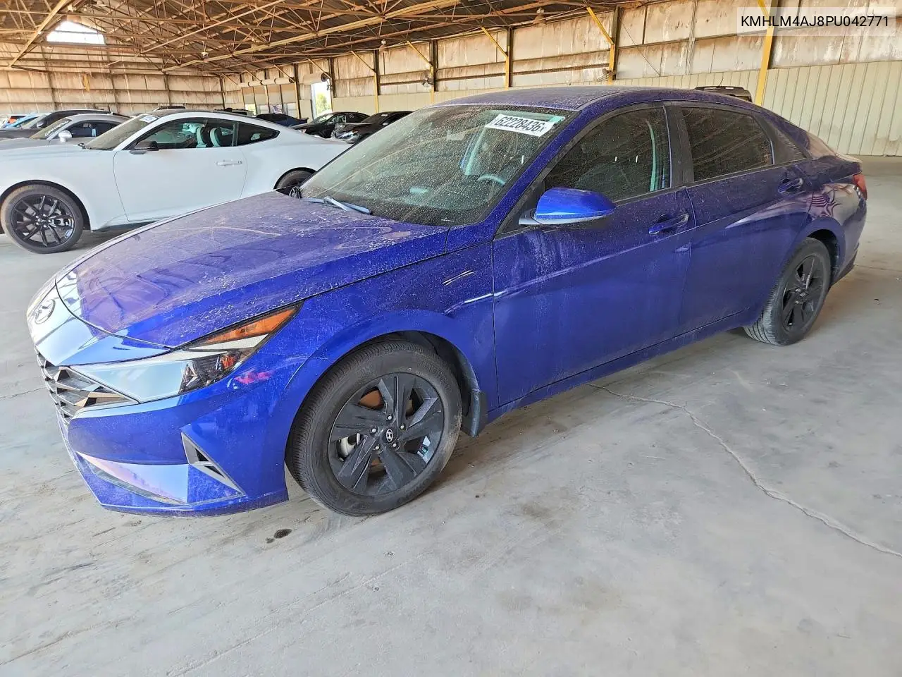 2023 Hyundai Elantra Blue VIN: KMHLM4AJ8PU042771 Lot: 62228436