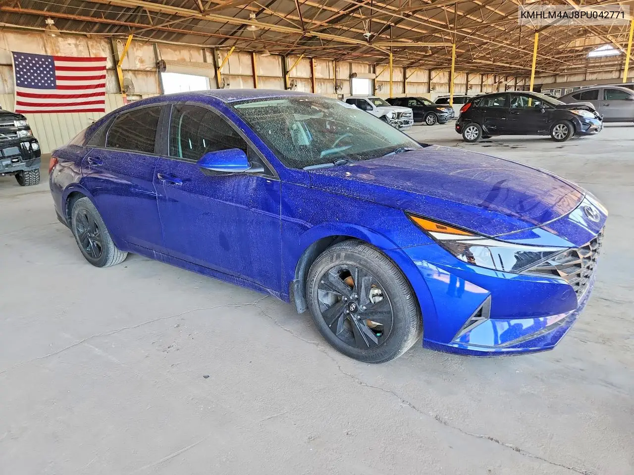 2023 Hyundai Elantra Blue VIN: KMHLM4AJ8PU042771 Lot: 62228436