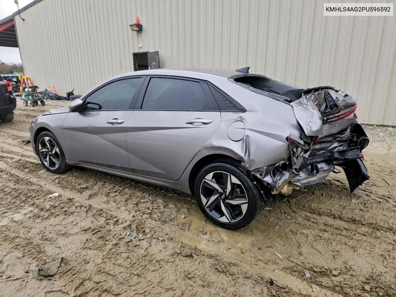 KMHLS4AG2PU596592 2023 Hyundai Elantra Sel