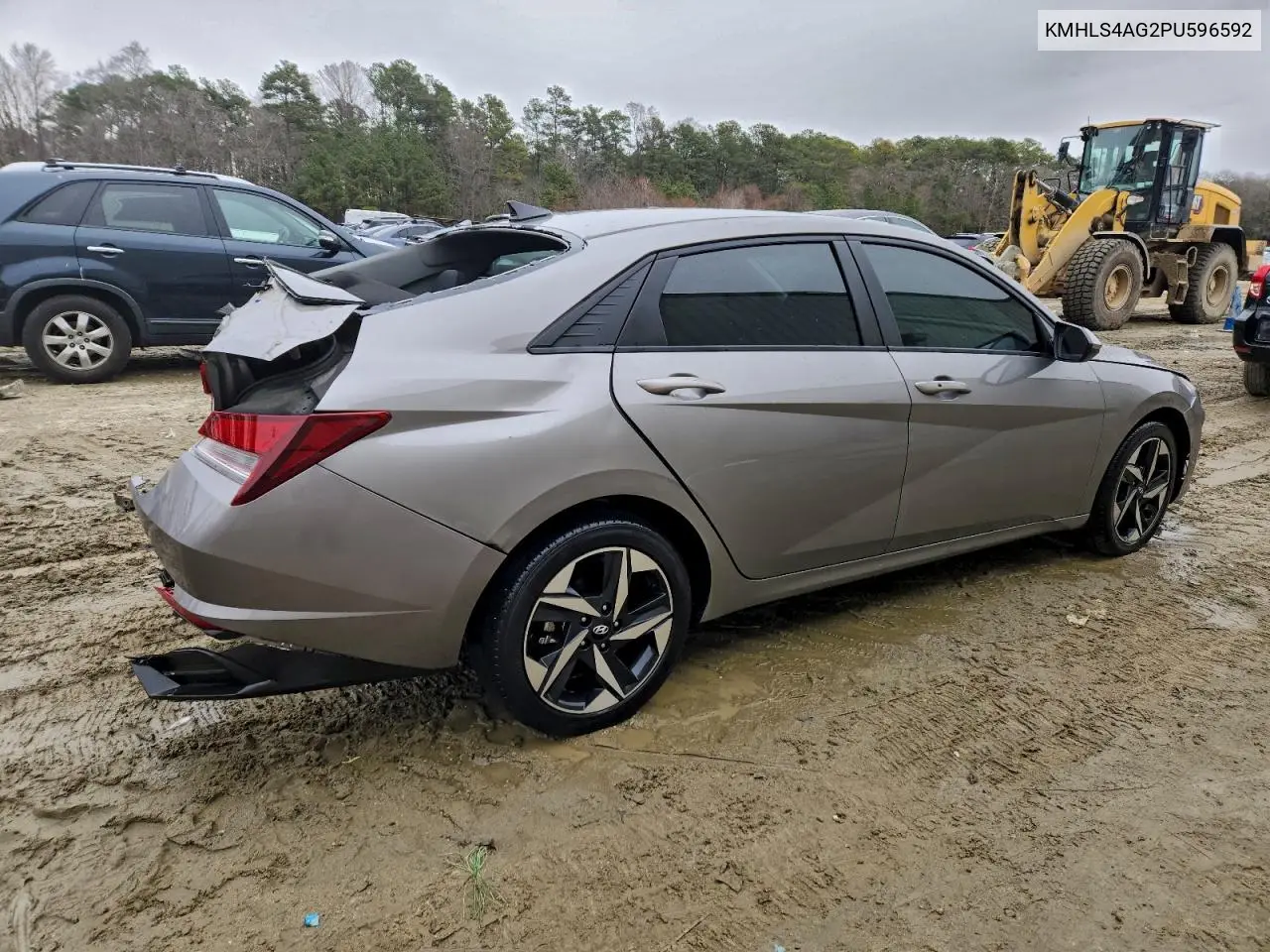 KMHLS4AG2PU596592 2023 Hyundai Elantra Sel