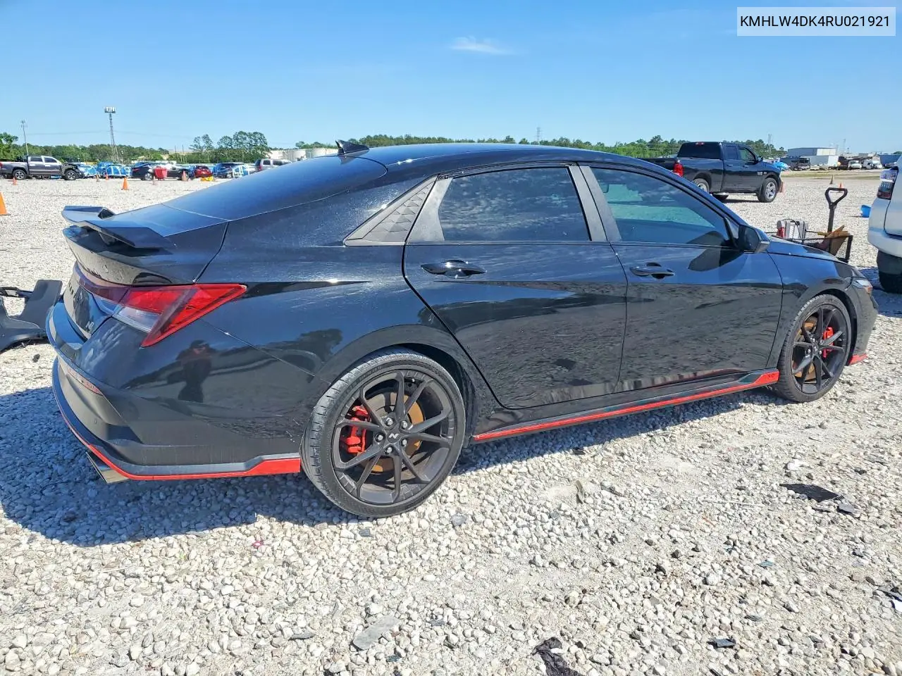2024 Hyundai Elantra N Base VIN: KMHLW4DK4RU021921 Lot: 48076386