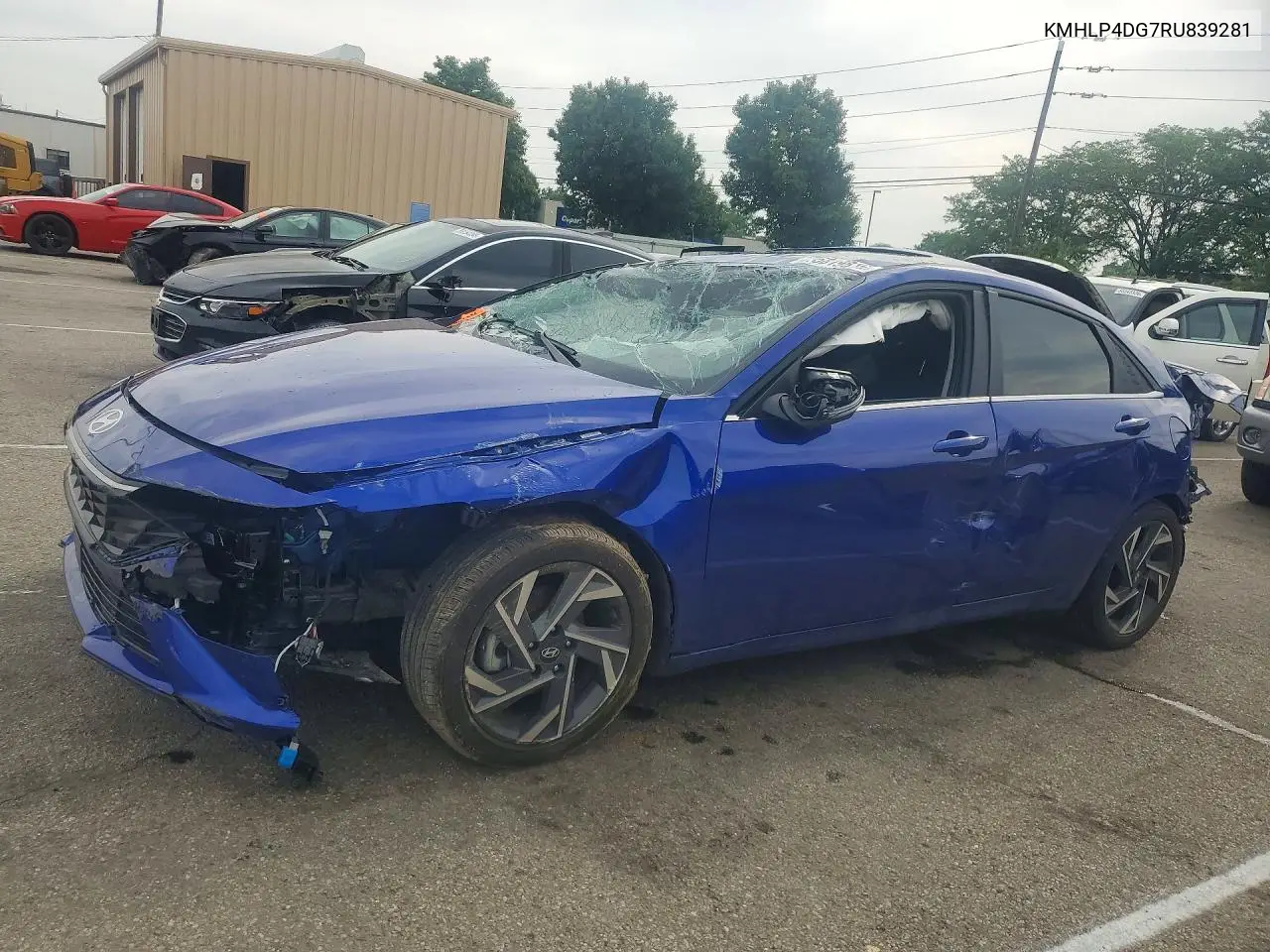 2024 Hyundai Elantra Limited VIN: KMHLP4DG7RU839281 Lot: 55819816