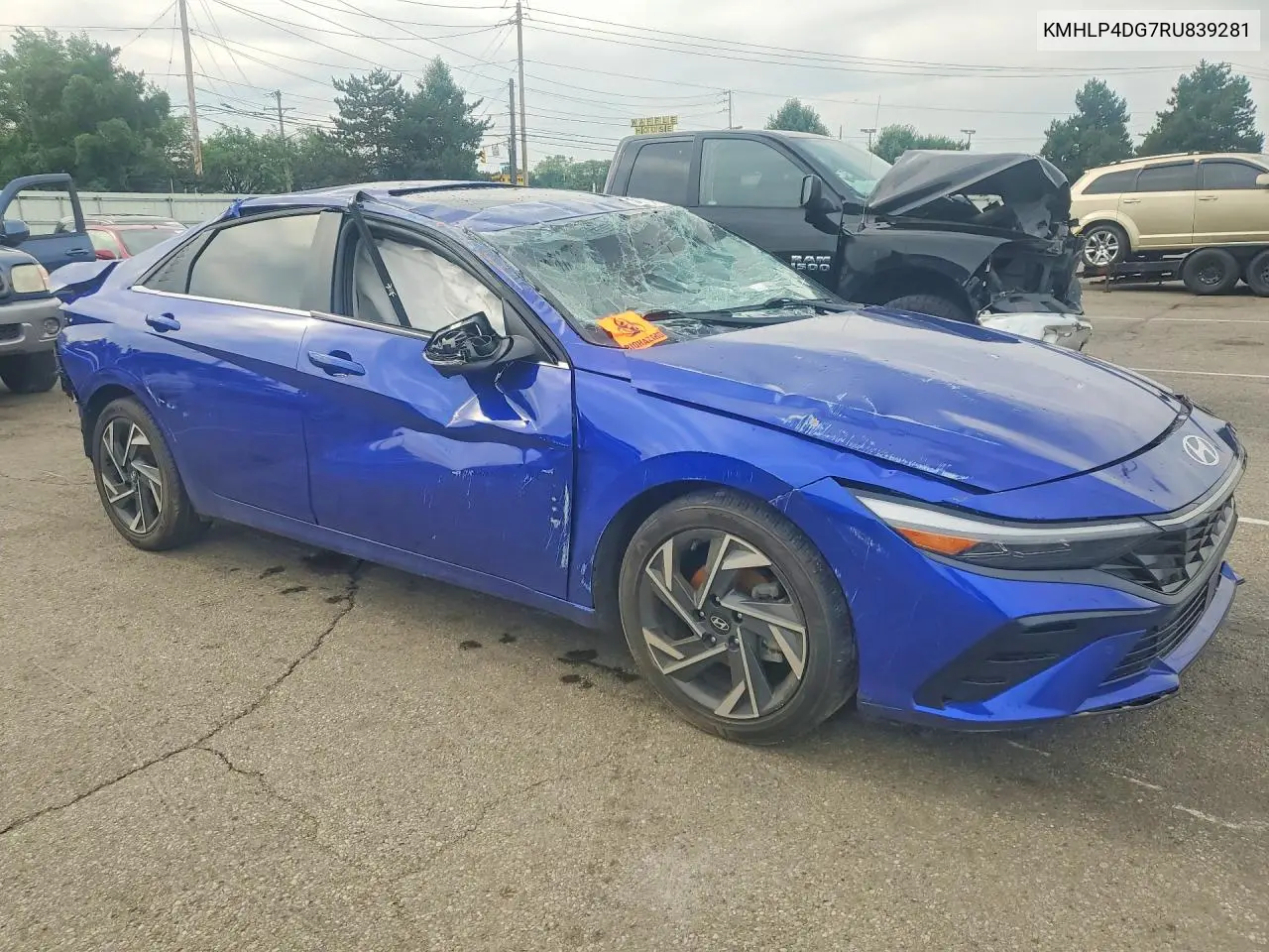2024 Hyundai Elantra Limited VIN: KMHLP4DG7RU839281 Lot: 55819816