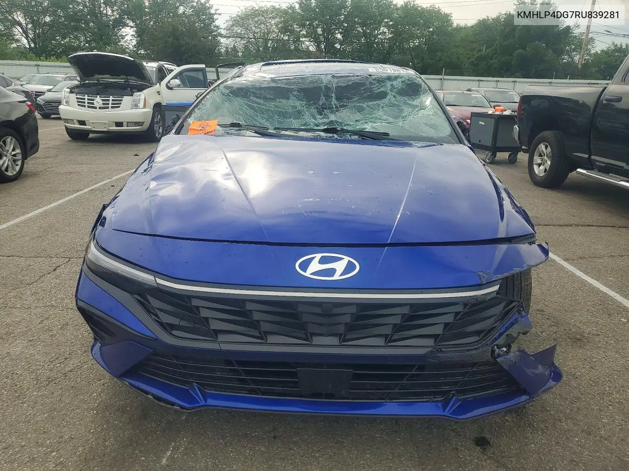 2024 Hyundai Elantra Limited VIN: KMHLP4DG7RU839281 Lot: 55819816