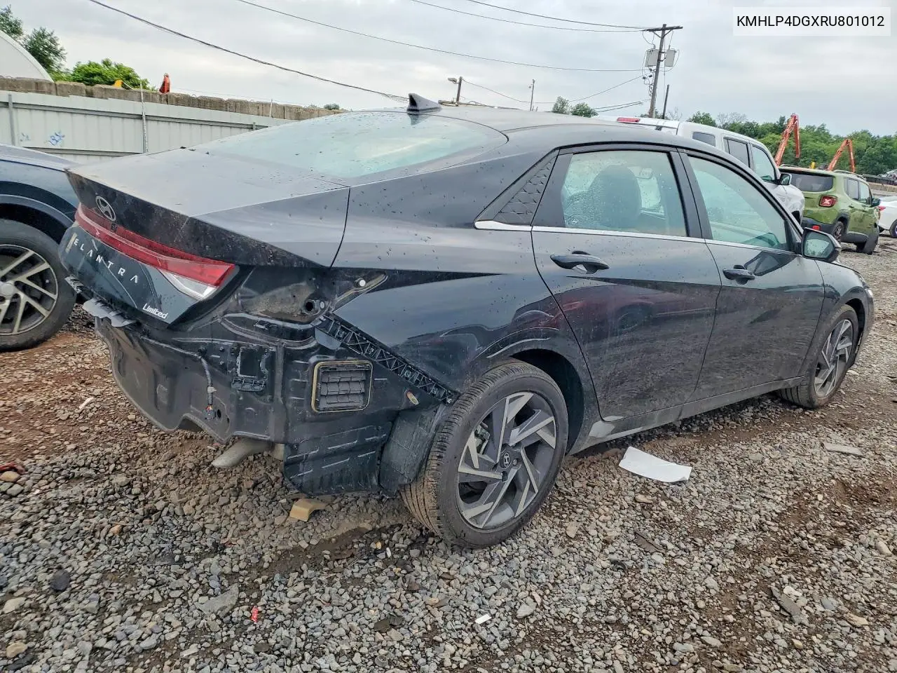 KMHLP4DGXRU801012 2024 Hyundai Elantra Limited