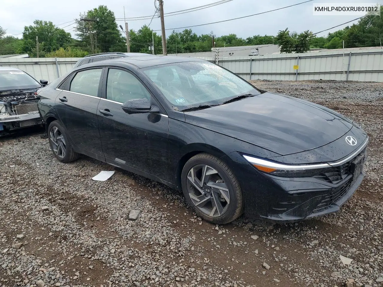 KMHLP4DGXRU801012 2024 Hyundai Elantra Limited