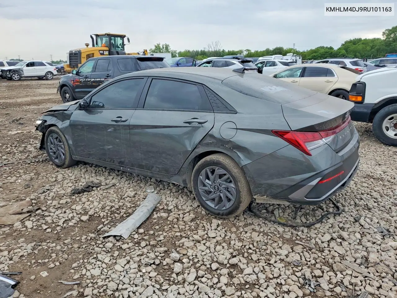 KMHLM4DJ9RU101163 2024 Hyundai Elantra Blue