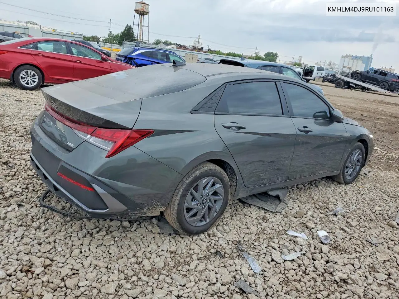 KMHLM4DJ9RU101163 2024 Hyundai Elantra Blue