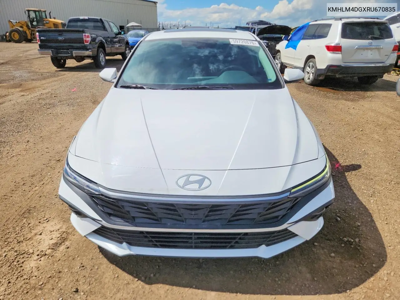 2024 Hyundai Elantra Sel VIN: KMHLM4DGXRU670835 Lot: 59720876