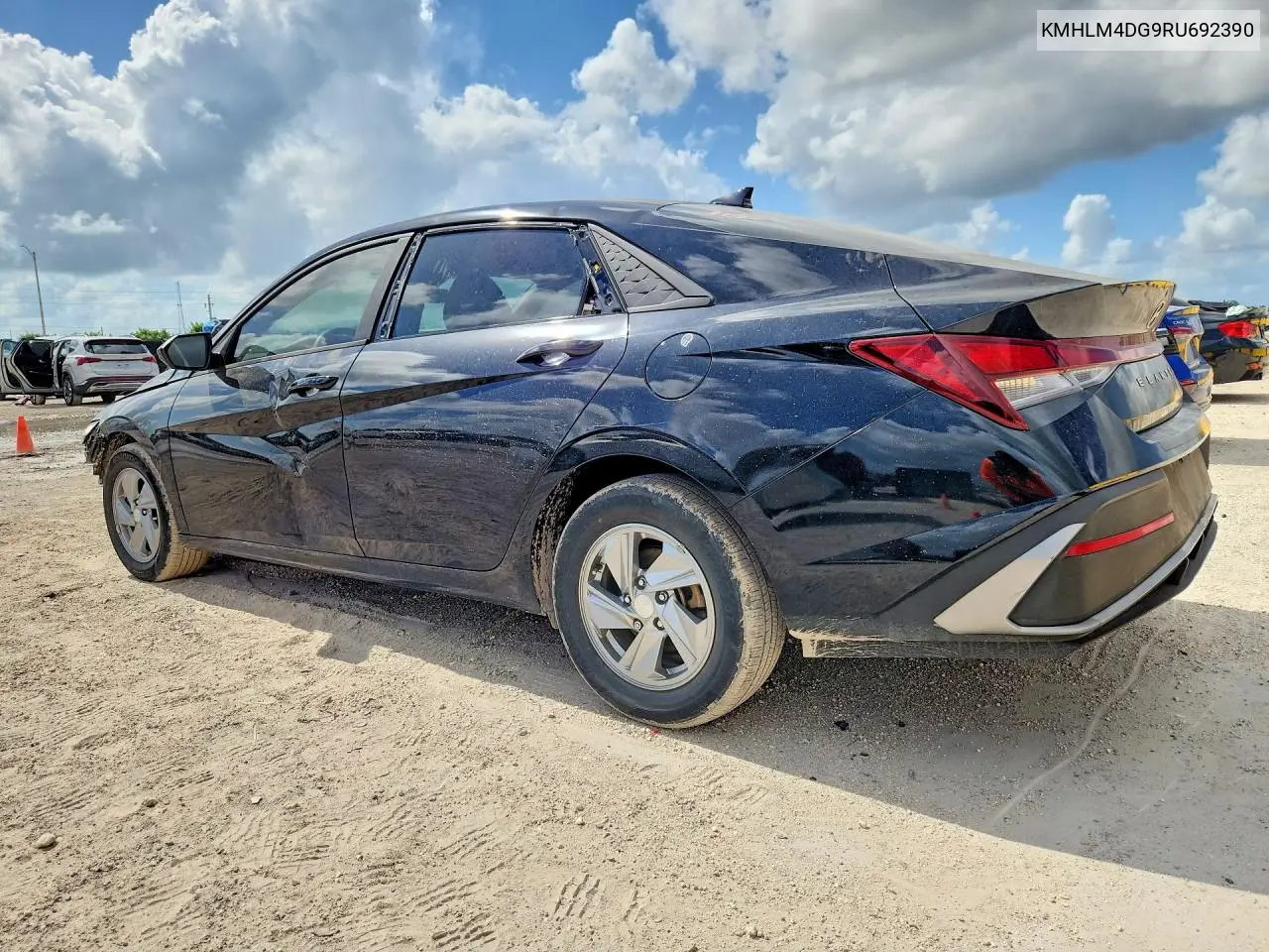 2024 Hyundai Elantra Sel VIN: KMHLM4DG9RU692390 Lot: 60713126