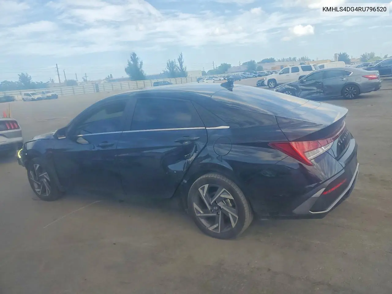 2024 Hyundai Elantra Sel VIN: KMHLS4DG4RU796520 Lot: 62215976