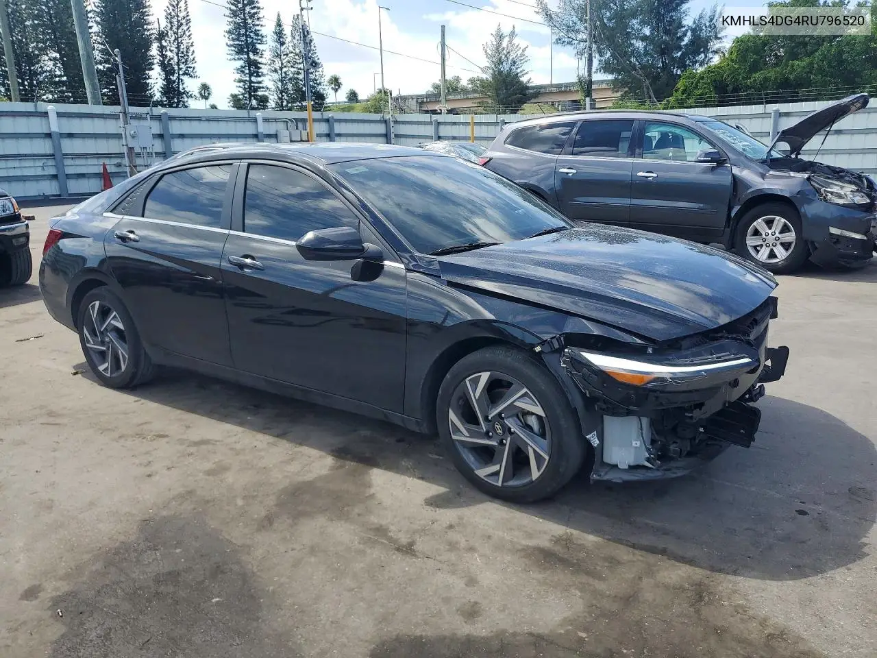 2024 Hyundai Elantra Sel VIN: KMHLS4DG4RU796520 Lot: 62215976