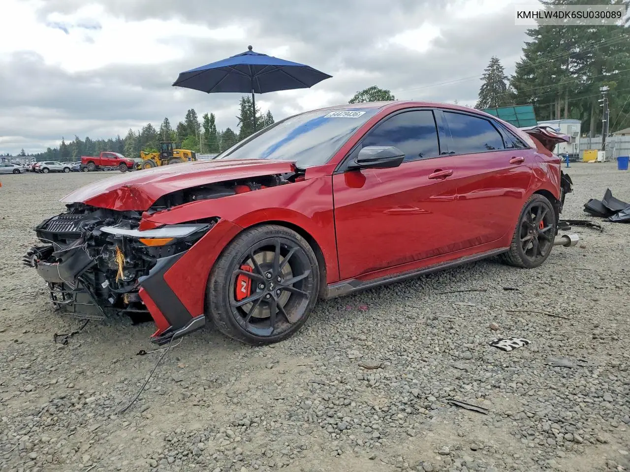 2025 Hyundai Elantra N Base VIN: KMHLW4DK6SU030089 Lot: 54479436