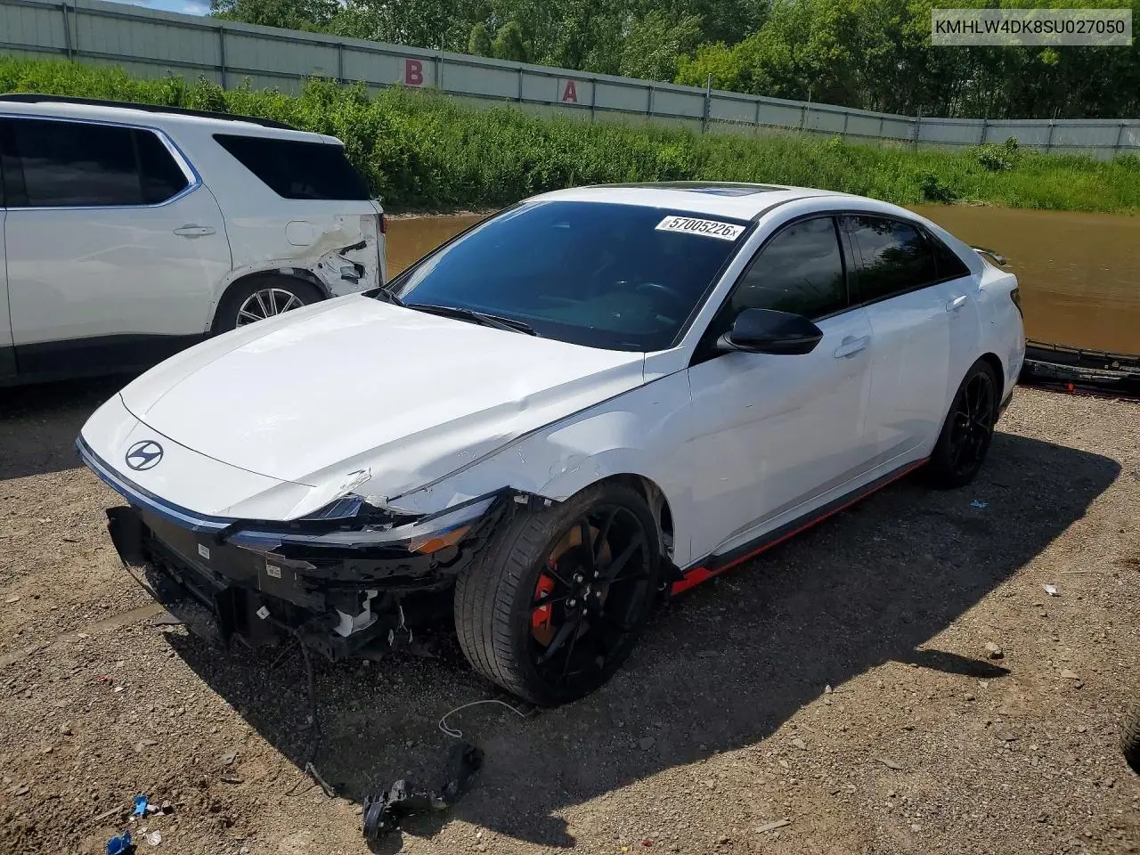 2025 Hyundai Elantra N Base VIN: KMHLW4DK8SU027050 Lot: 57005226