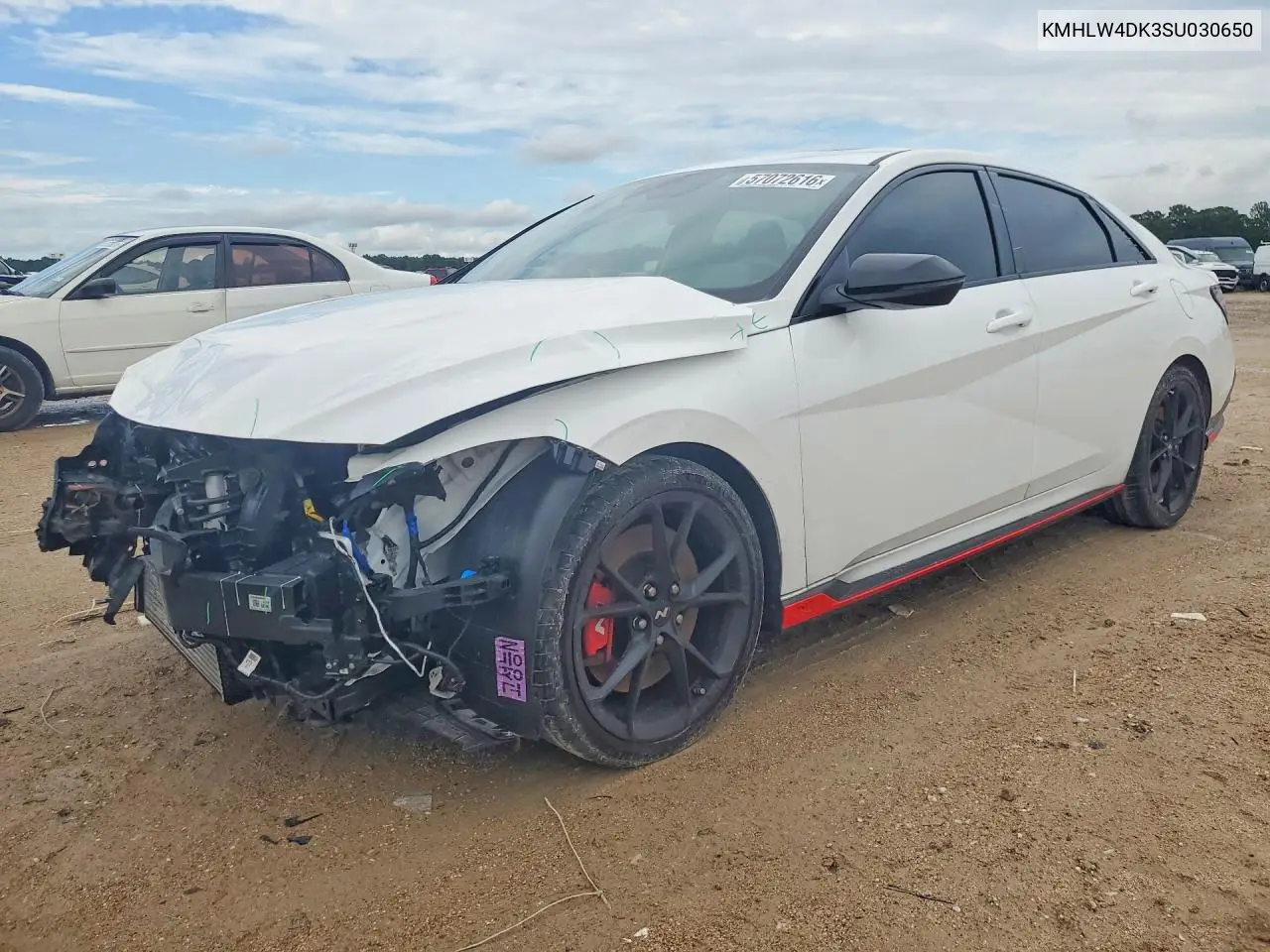 2025 Hyundai Elantra N Base VIN: KMHLW4DK3SU030650 Lot: 57072616