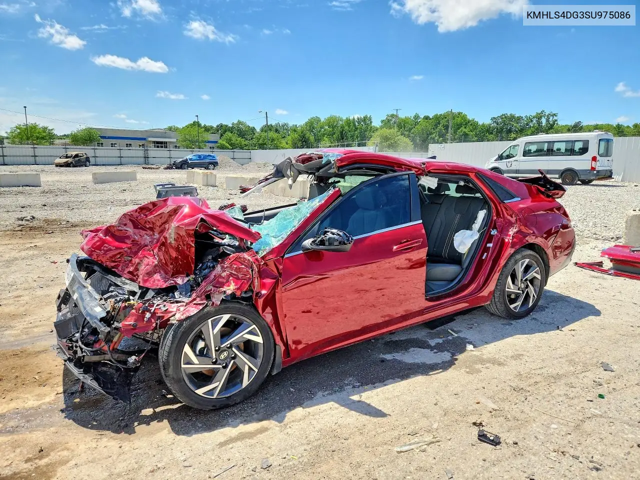 2025 Hyundai Elantra Sel VIN: KMHLS4DG3SU975086 Lot: 57144076