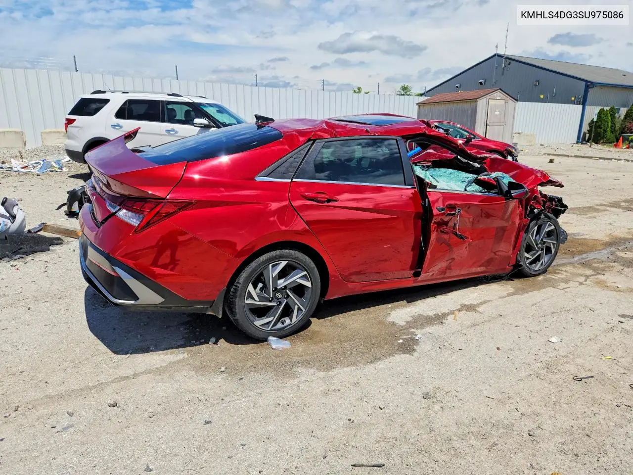 2025 Hyundai Elantra Sel VIN: KMHLS4DG3SU975086 Lot: 57144076