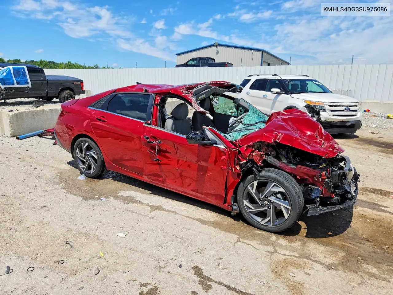 2025 Hyundai Elantra Sel VIN: KMHLS4DG3SU975086 Lot: 57144076