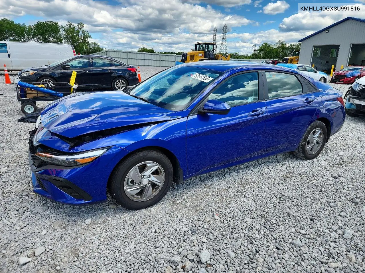 2025 Hyundai Elantra Se VIN: KMHLL4DGXSU991816 Lot: 57647356