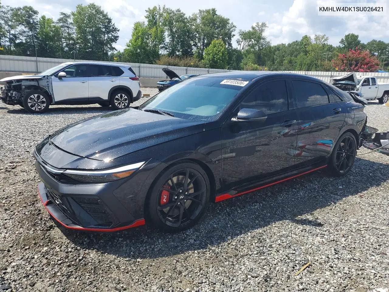 2025 Hyundai Elantra N Base VIN: KMHLW4DK1SU026421 Lot: 59103506