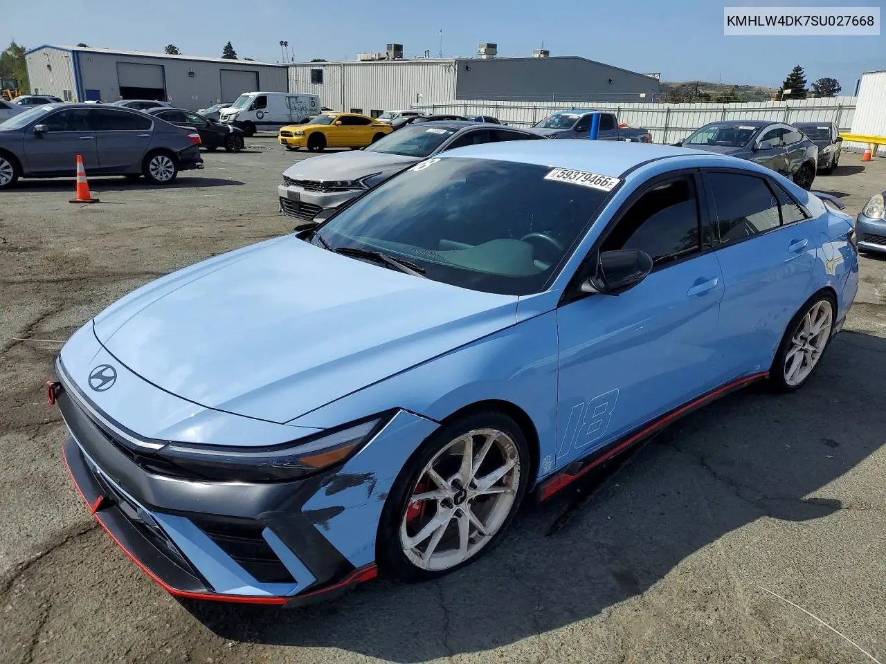 2025 Hyundai Elantra N Base VIN: KMHLW4DK7SU027668 Lot: 59379466