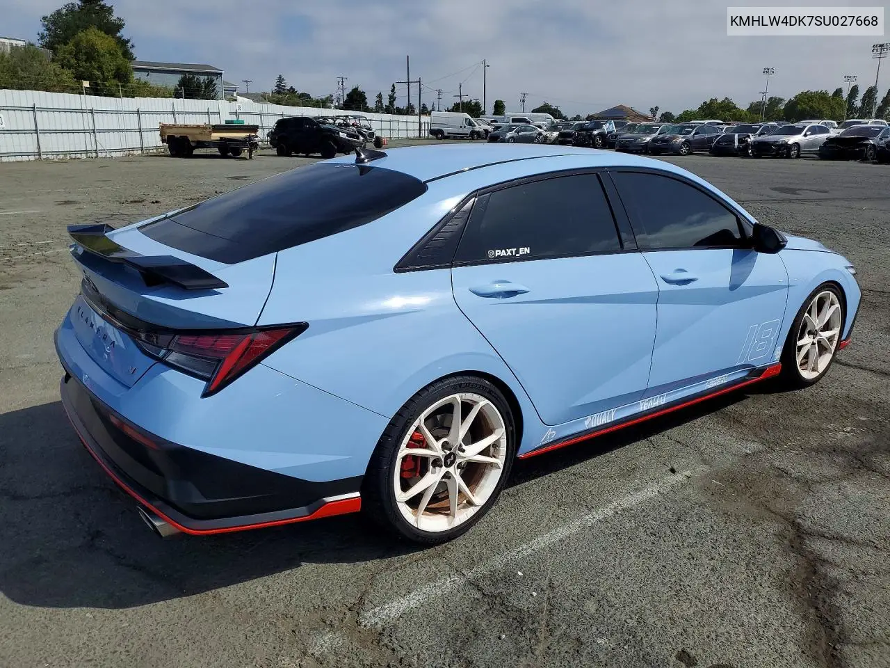 2025 Hyundai Elantra N Base VIN: KMHLW4DK7SU027668 Lot: 59379466