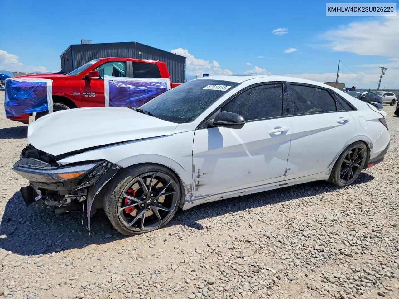 2025 Hyundai Elantra N Base VIN: KMHLW4DK2SU026220 Lot: 59918246